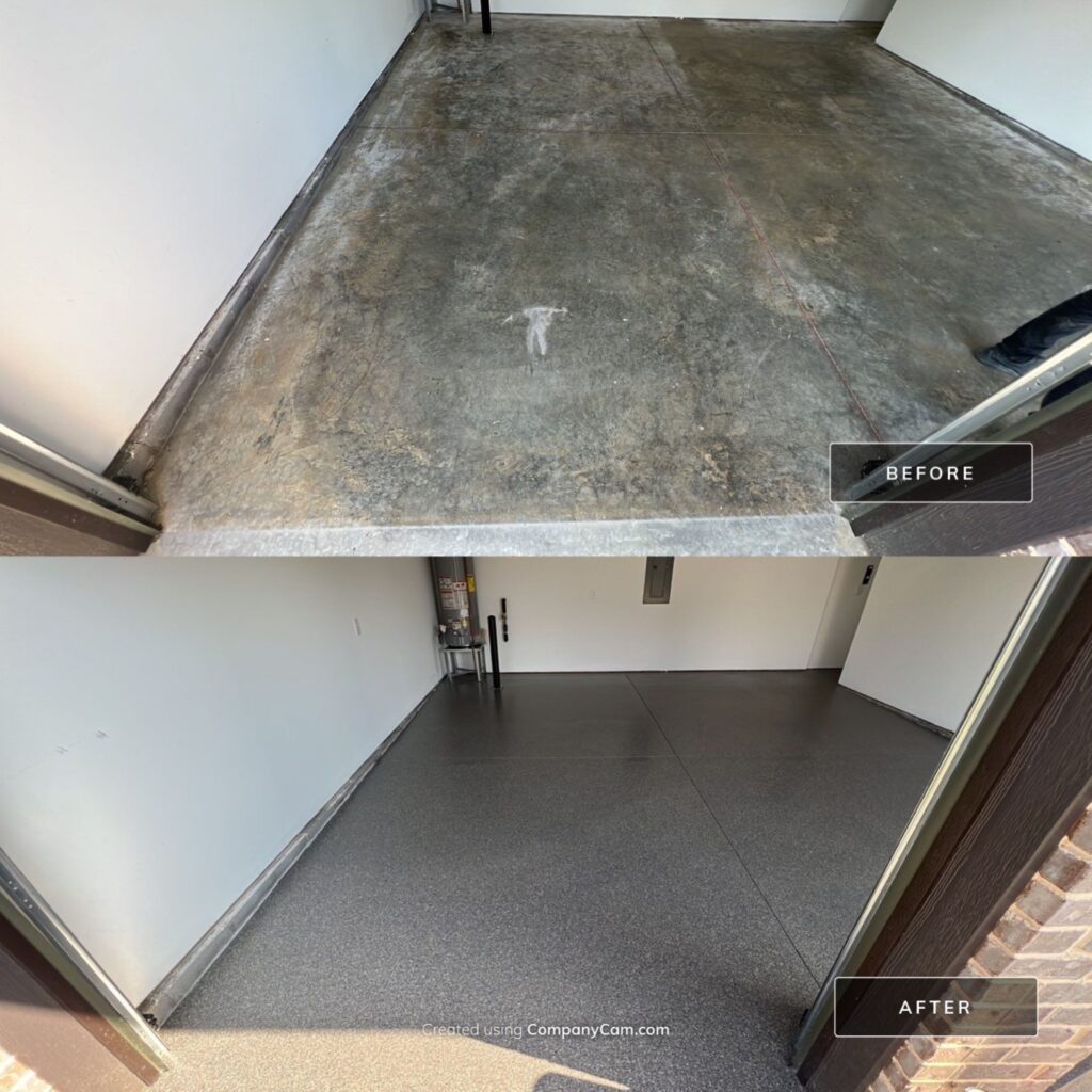 Lenoir City Garage Floor Coating in Briar