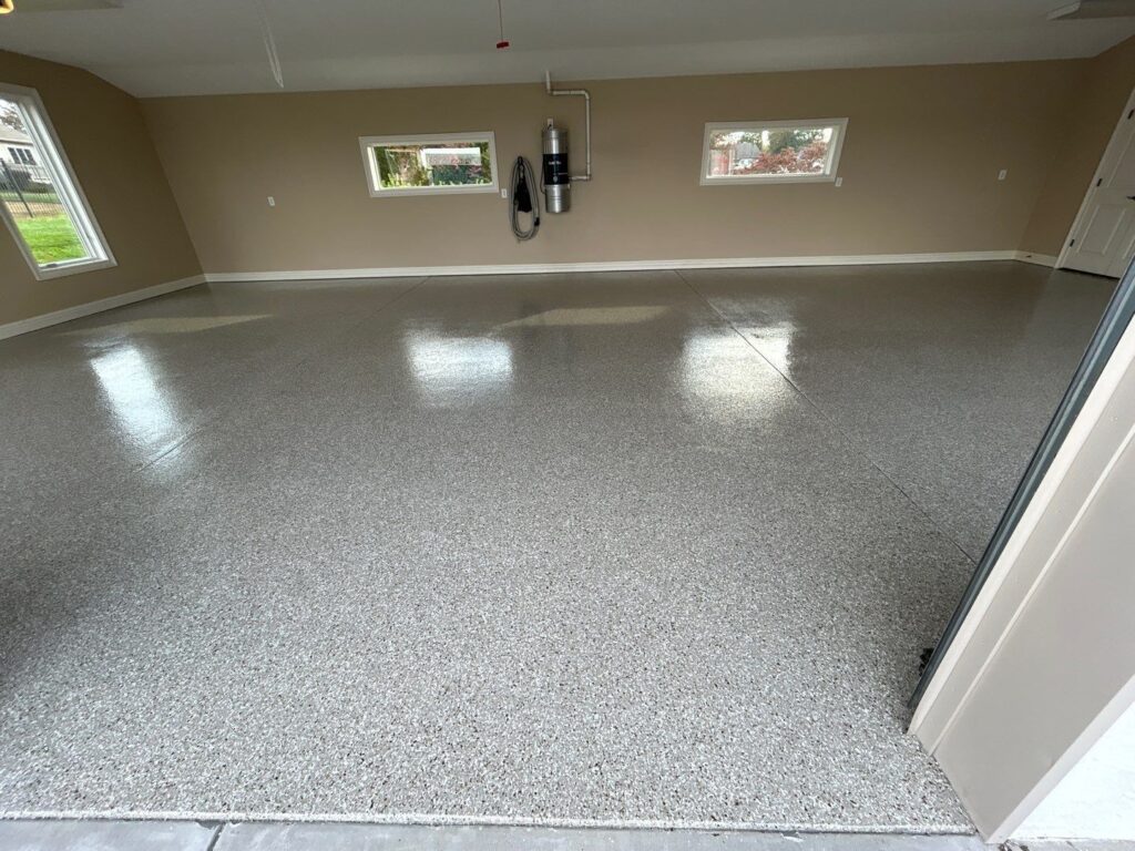 Cabin Fever Flaked Garage Floor in Lenoir City, TN