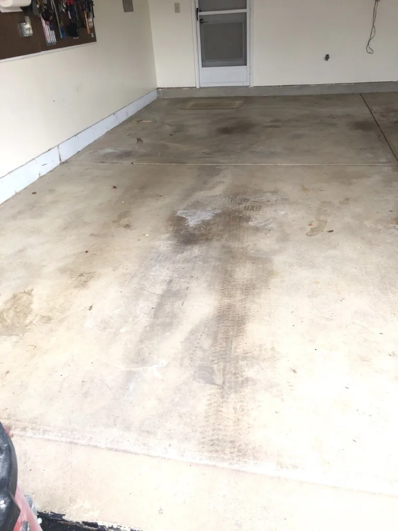 garage floor masters before