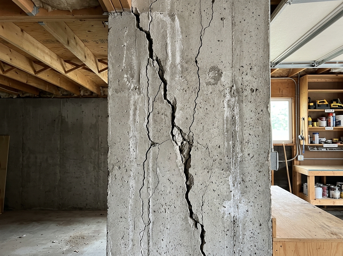 foundation cracks in garage
