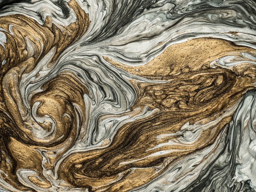 metallic epoxy flooring marble look 3D effect premium garage floor