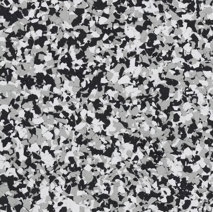 black flake epoxy floor